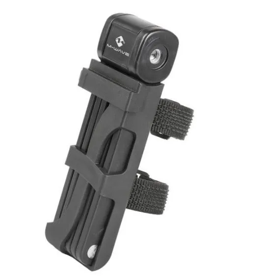 M-Wave F8756 Vikbar Cykellås, Black, 875mm M-Wave F8756 Vikbar Cykellås, Black, 875mm