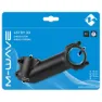 M-Wave Piantone Hset 1/8 Cykelstyrstam, Black, 100mm