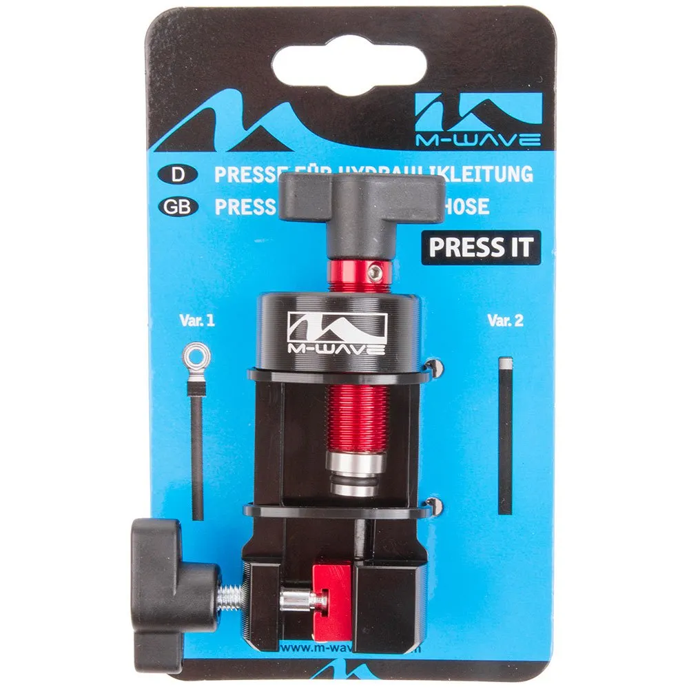 M-Wave Press It Hydraulic Brakes Verktyg, Black, One Size