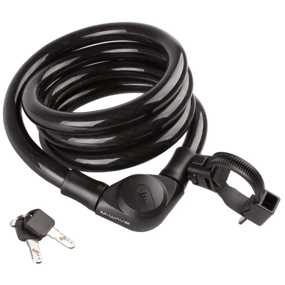 M-Wave S 20.18 Kabellås, Black, 20 x 1800mm