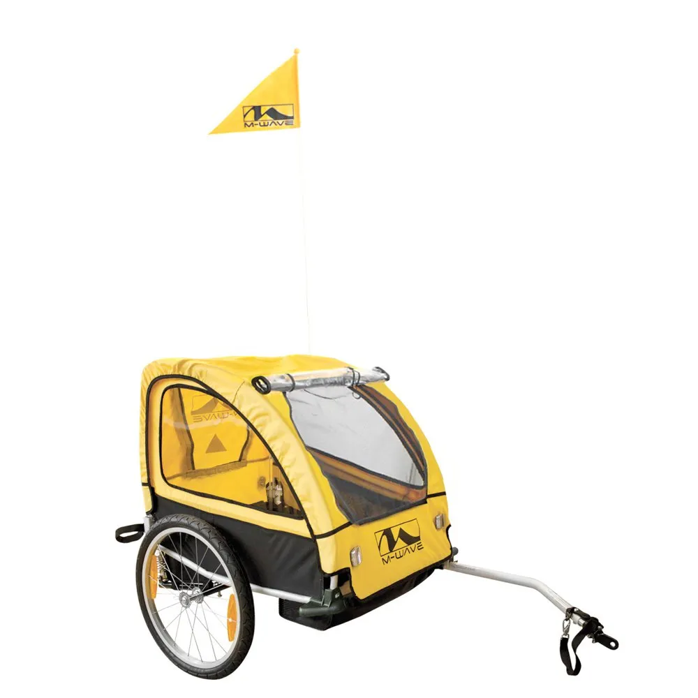 M-Wave Stalwart Kid 2 Cykelkärra, Black / yellow, Max 20kg