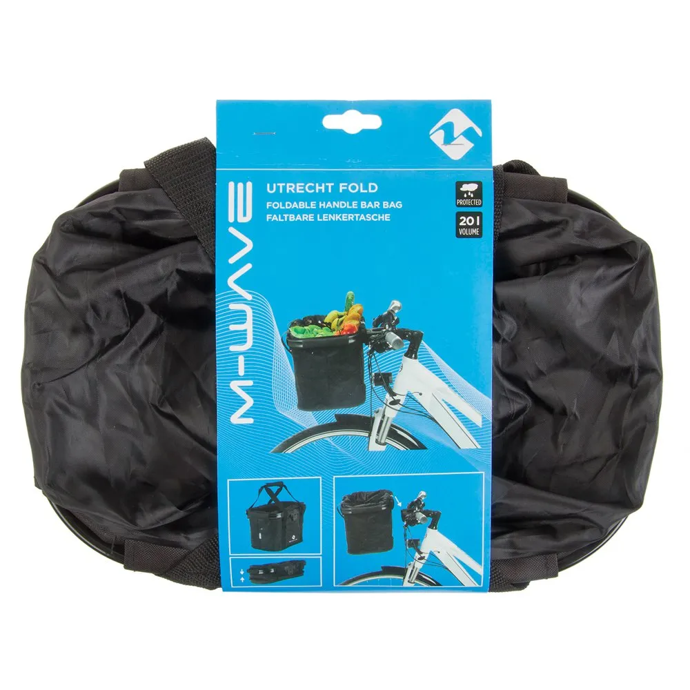 M-Wave Utrecht Fold Styrväska 20l, Black, One Size