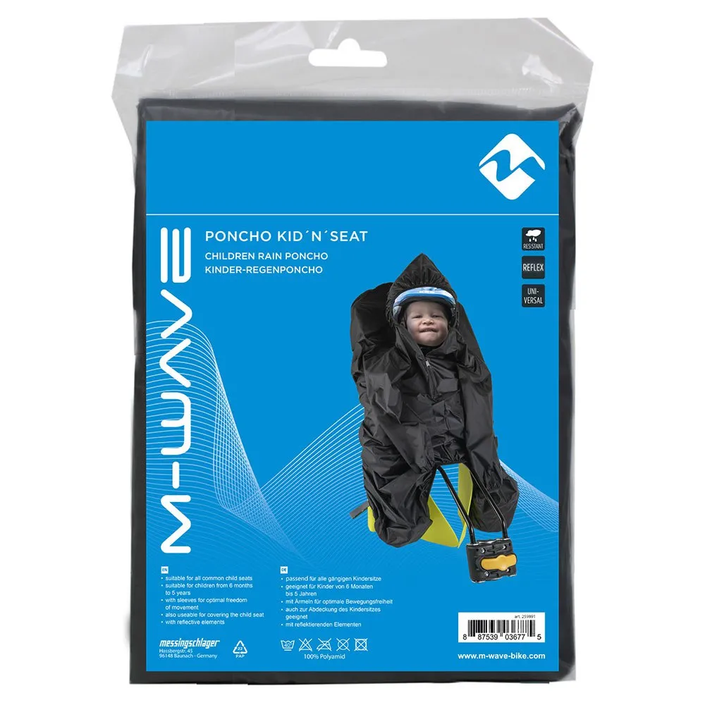 M-Wave Vattentät Poncho, Black