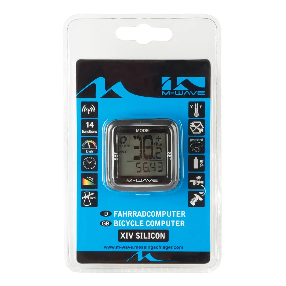 M-Wave Xiv Silicone Cykeldator, Black, One Size