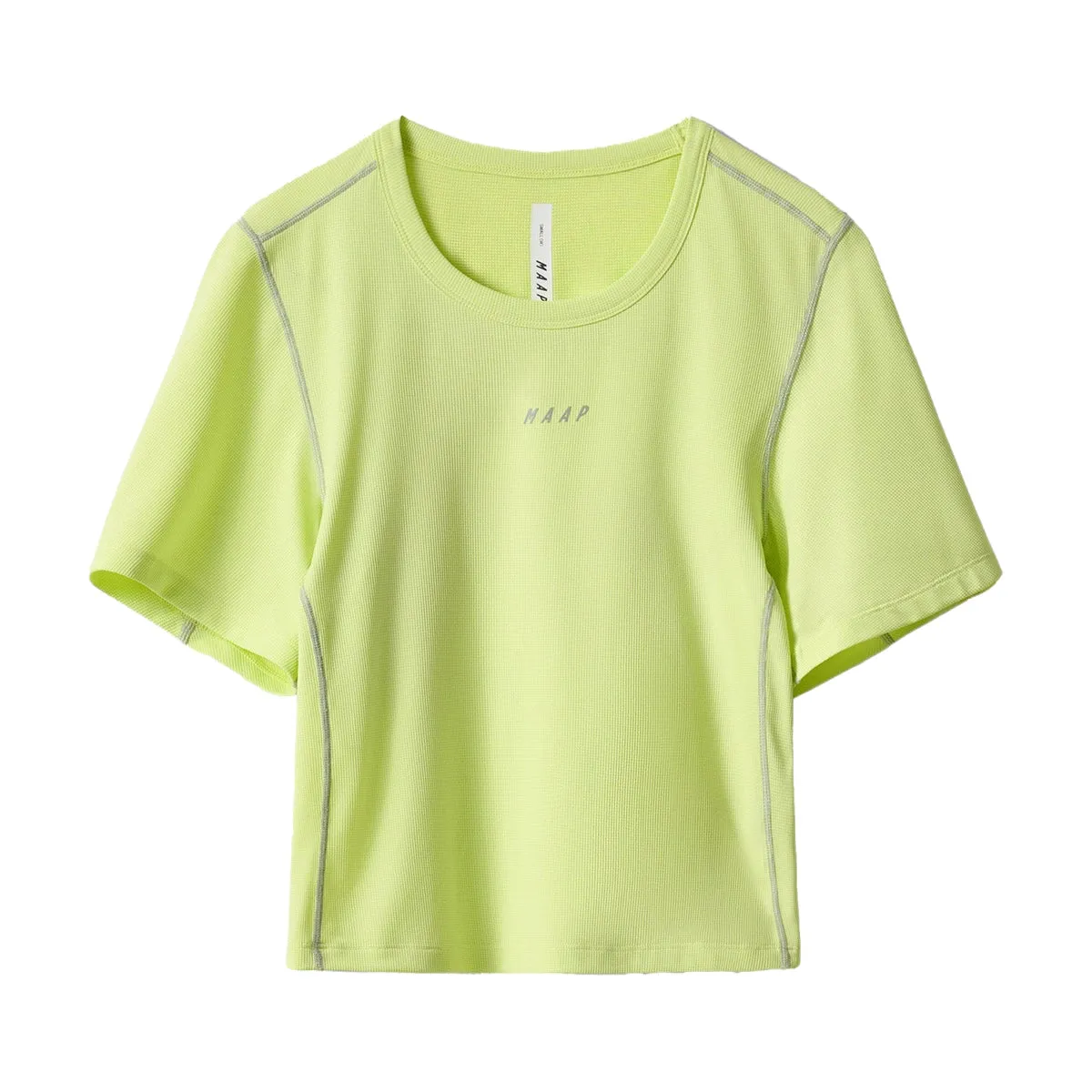 MAAP Alt Road Women Cropped Tee, Shadow Lime, M MAAP Alt Road Women Cropped Tee, Shadow Lime, M