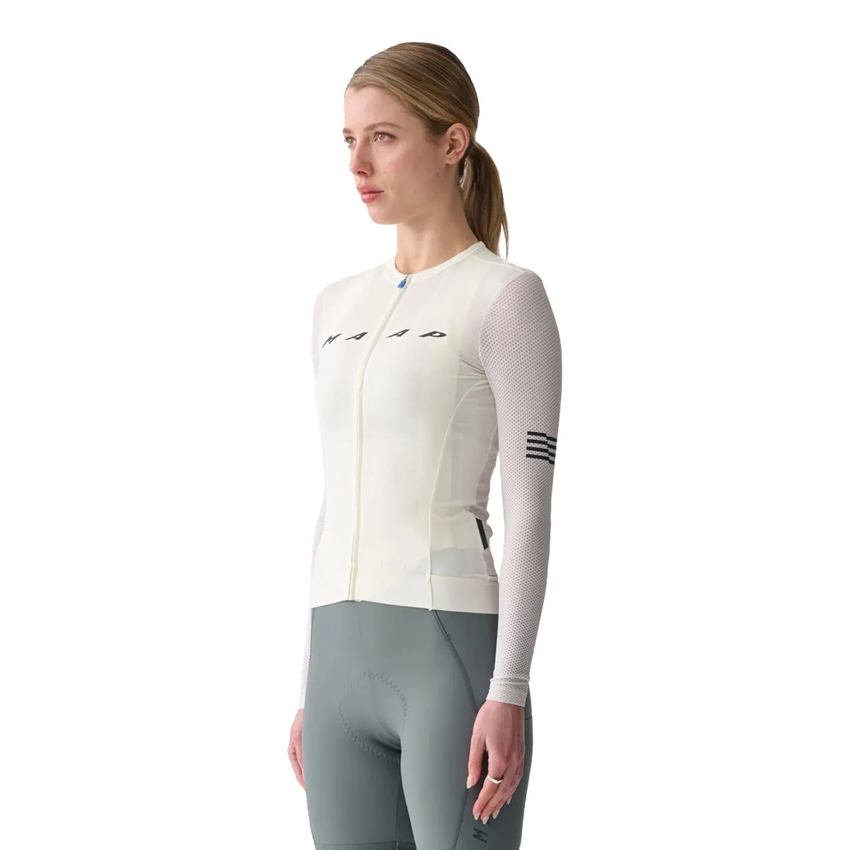 MAAP Evade Pro Base 2.0 LS Women Jersey, Chalk MAAP Evade Pro Base 2.0 LS Women Jersey, Chalk