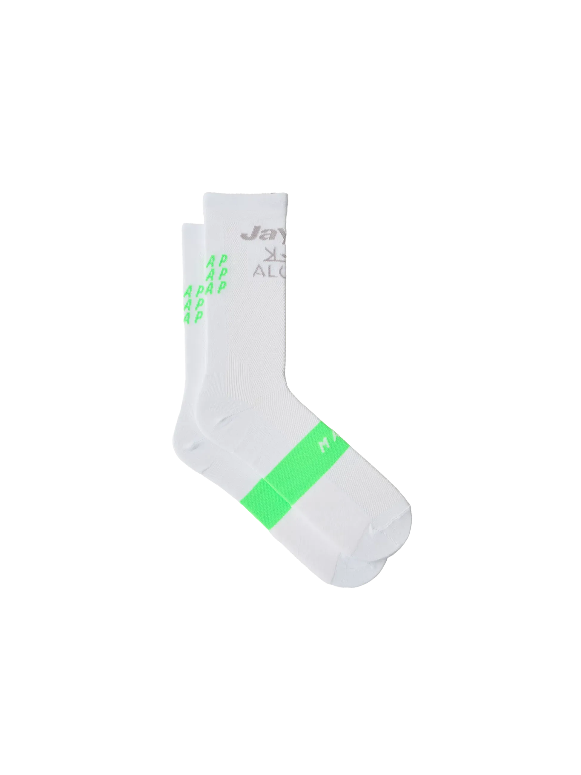 MAAP World Tour Socks, White/Green Edge MAAP World Tour Socks, White/Green Edge