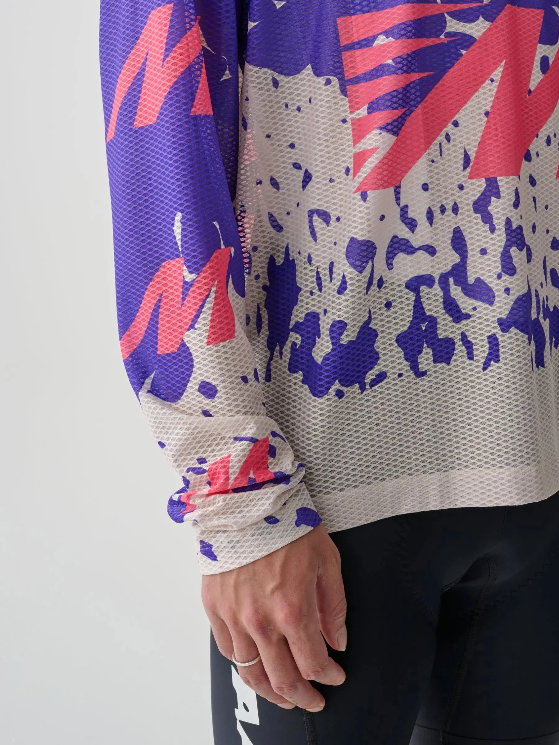 MAAP X BLEACH Mesh LS Tee, Purple mix, S MAAP X BLEACH Mesh LS Tee, Purple mix, S