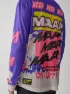 MAAP X BLEACH Mesh LS Tee, Purple mix, S