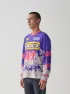 MAAP X BLEACH Mesh LS Tee, Purple mix, S