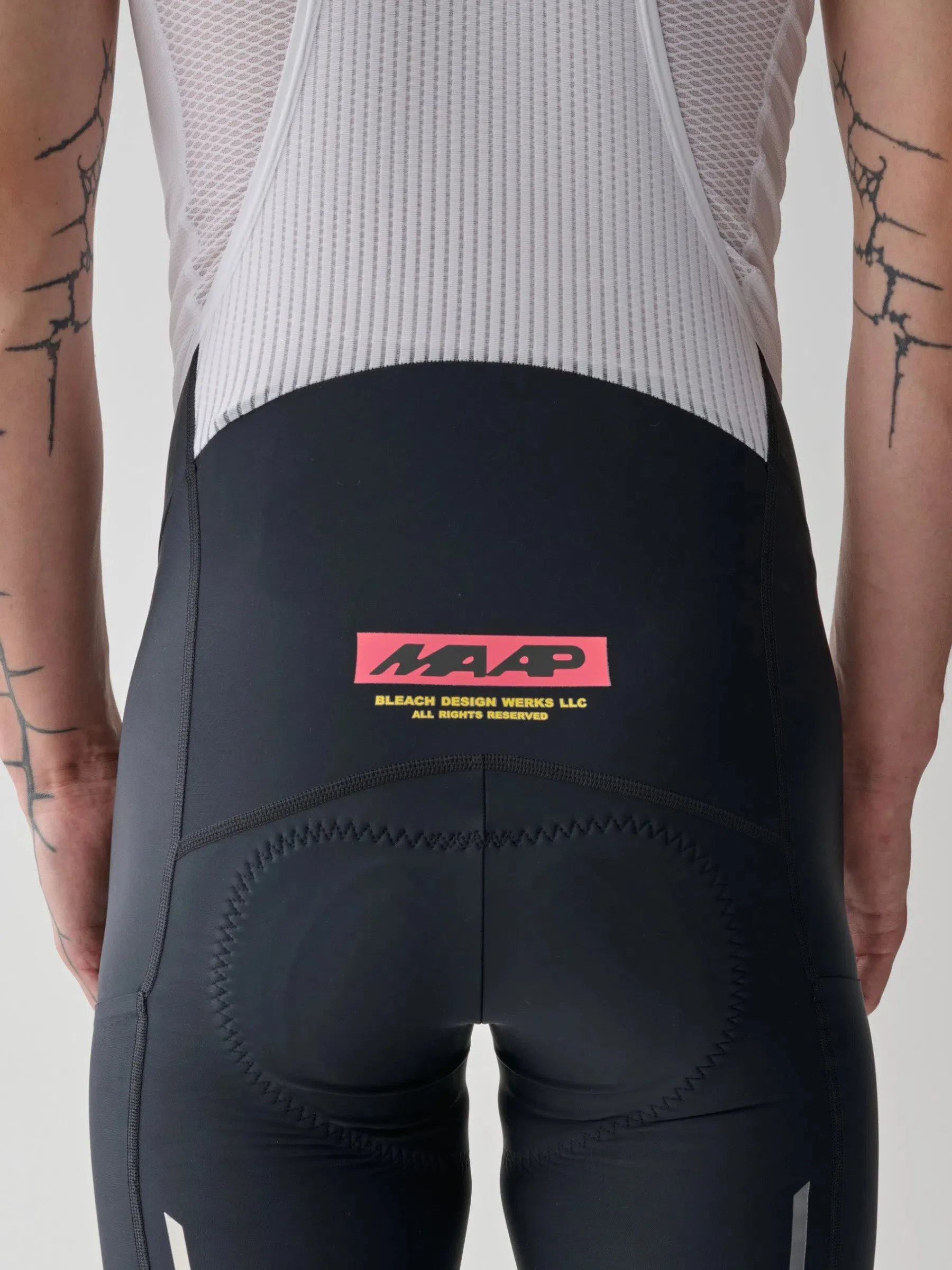 MAAP X BLEACH Team Bib Evo Cargo Shorts, Black/Chrome MAAP X BLEACH Team Bib Evo Cargo Shorts, Black/Chrome