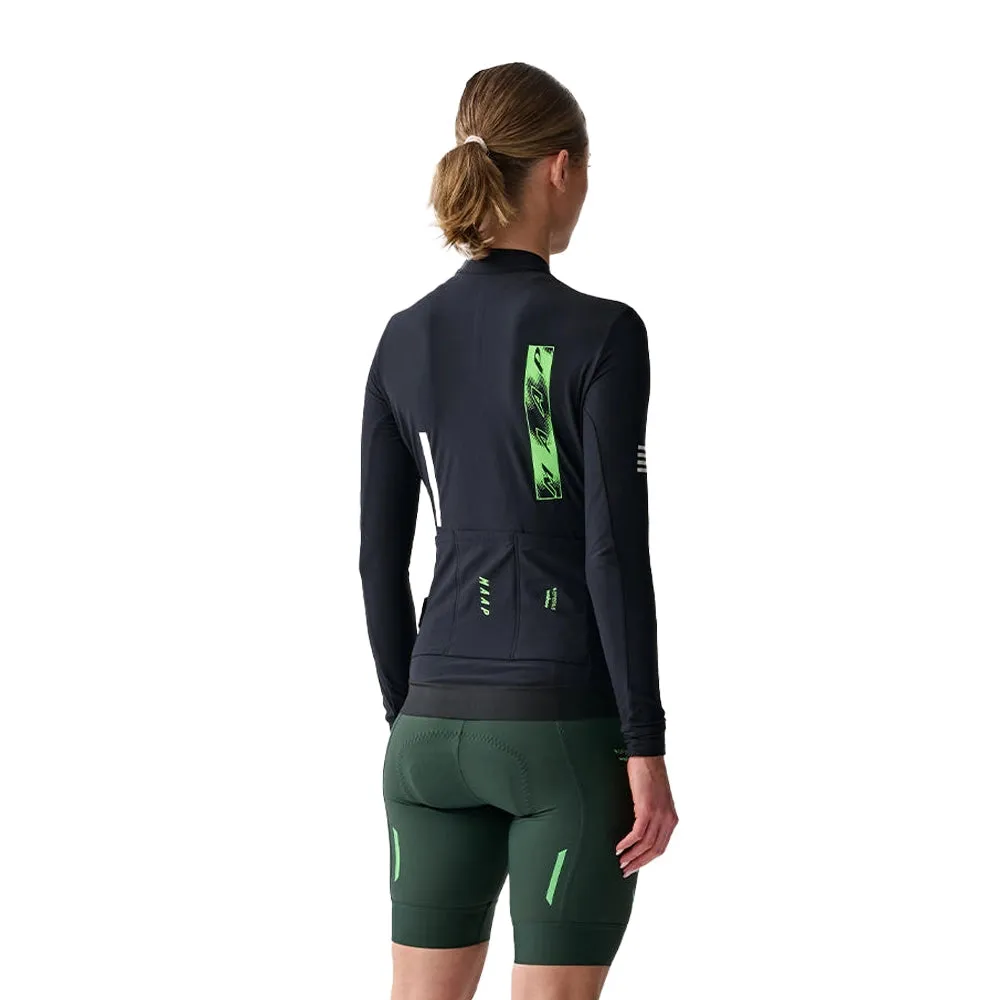 MAAP x Lifeplus Wahoo Team Women Thermal LS Jersey, Black MAAP x Lifeplus Wahoo Team Women Thermal LS Jersey, Black