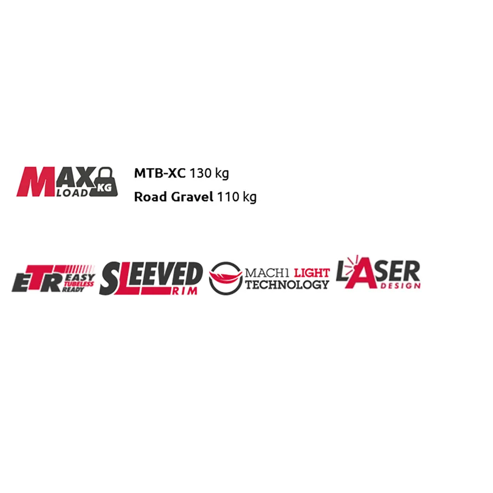 Mach1 Fzr-xc 27.5´´ Disc Tubeless Mtb-fälg, Black, 27.5" 32H