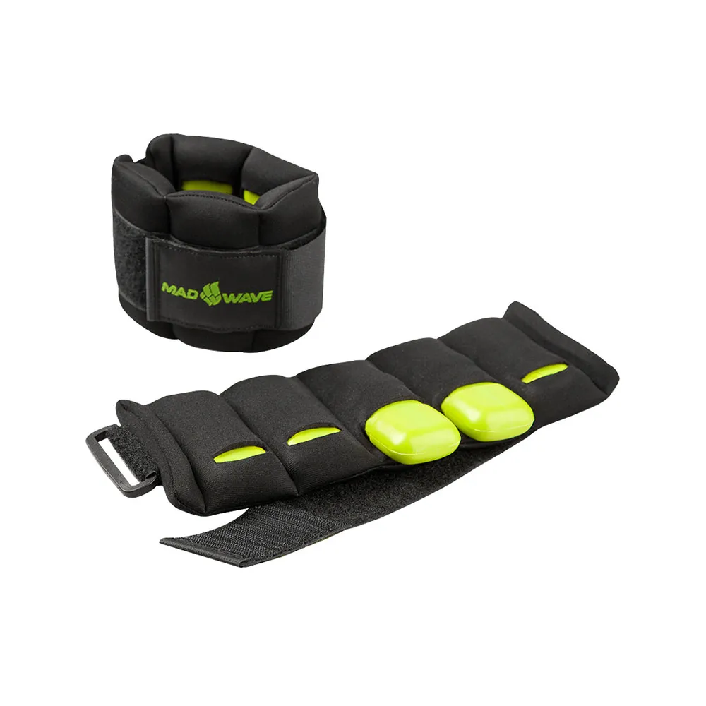 Madwave Aquaweights Vattenarmband För Handled/fotled unisex, Black