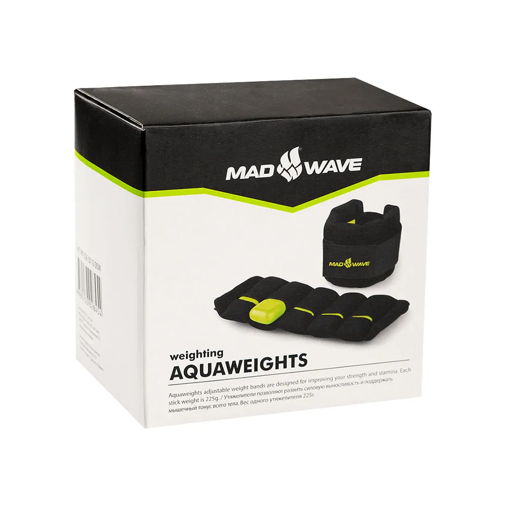 Madwave Aquaweights Vattenarmband För Handled/fotled unisex, Black