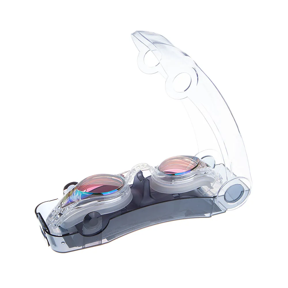Madwave Competition Mirror Automatic Simglasögon Med Spegelglas unisex, White, One Size