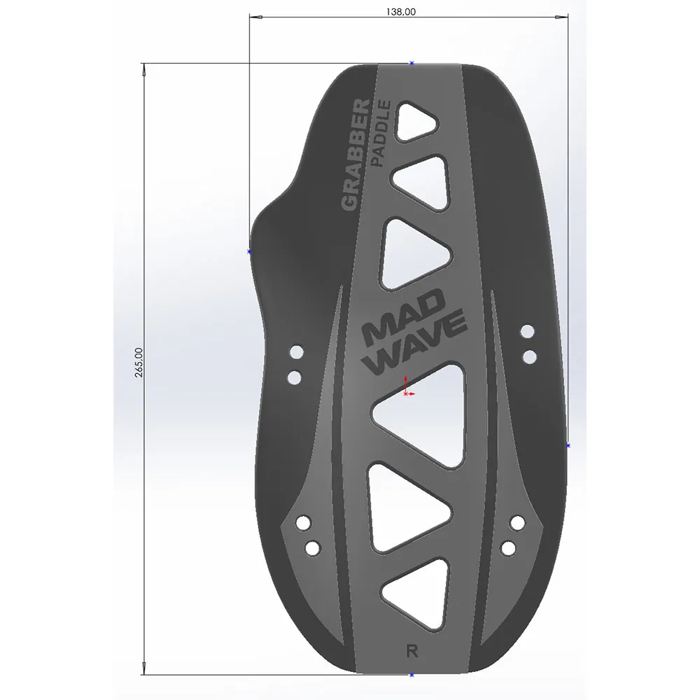 Madwave Grabber Forearm Simfenor unisex, Black