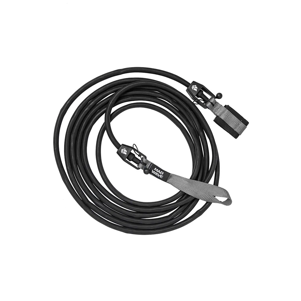 Madwave Long Safety Cord 1.3-3.6kg Motståndsband unisex, Grey