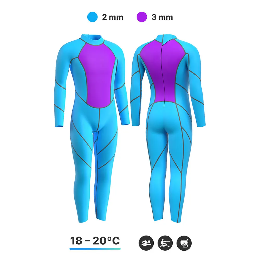 Madwave Opnwtr Hydrostar Dsss Fls Långärmad Neopren Våtdräkt unisex