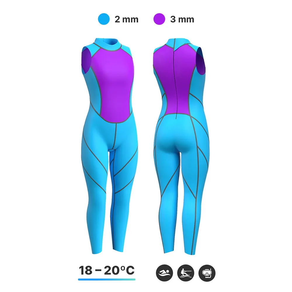 Madwave Opnwtr Hydrostar Dsss Lgj ärmlös Våtdräkt I Neopren För Damer unisex
