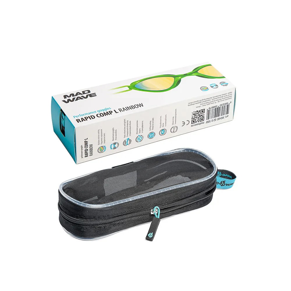 Madwave Rapid Comp L Rainbow Simglasögon Med Spegelglas unisex, Green, One Size