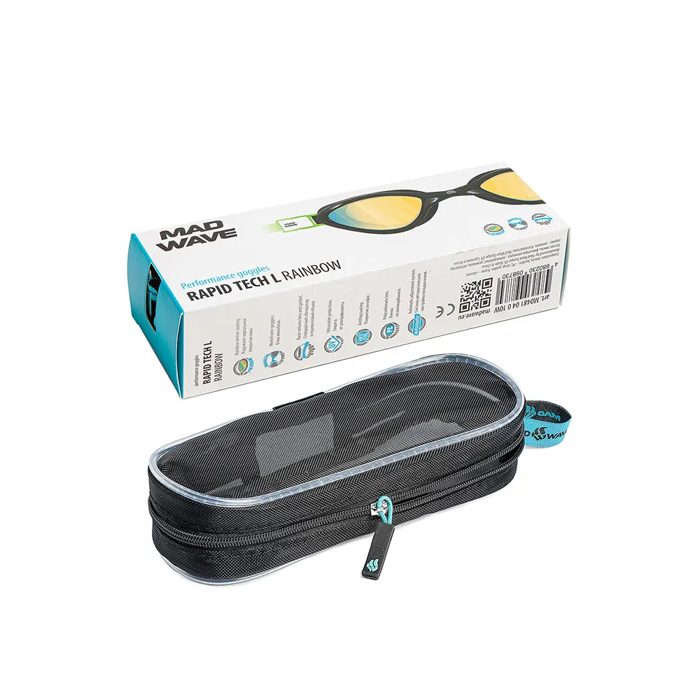 Madwave Rapid Tech L Rainbow Simglasögon Med Spegelglas unisex, Green, One Size