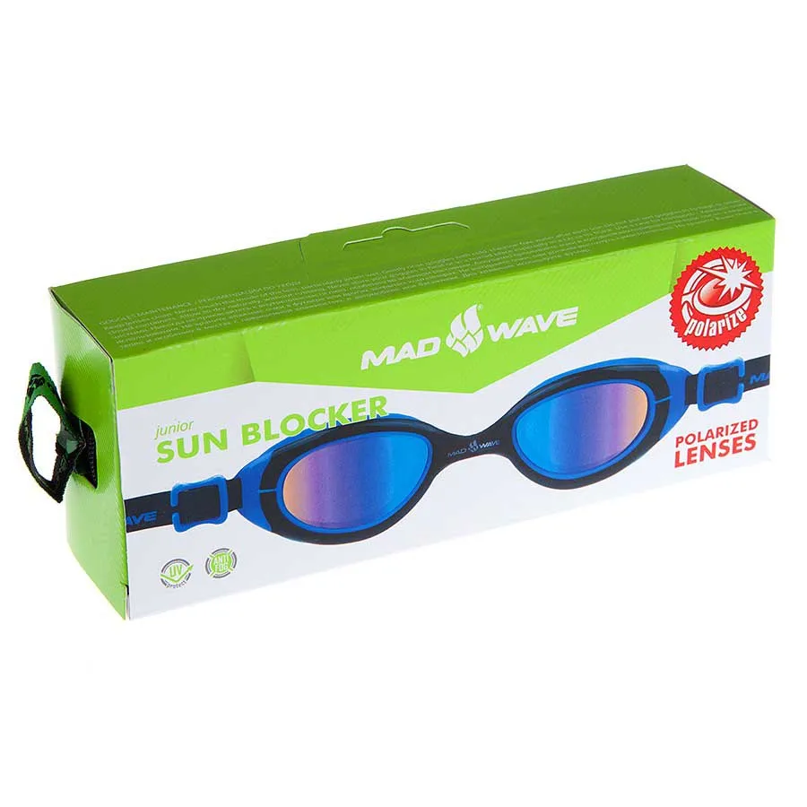 Madwave Sun Bloker Simglasögon För Barn unisex, Black / blue, One Size