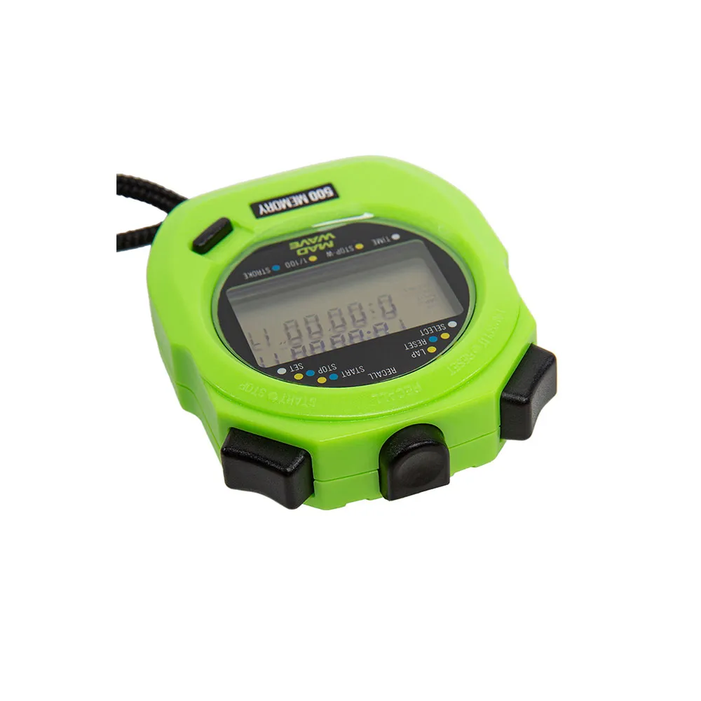 Madwave Sw-500 Memory Stoppur unisex, Green, One Size