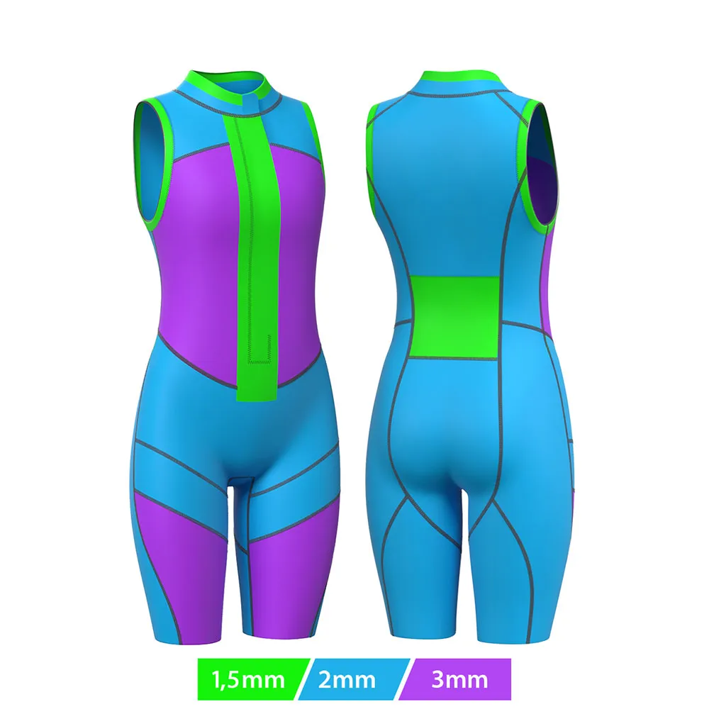 Madwave Swmrn Hybrid Dsss Sls ärmlös Våtdräkt I Neopren För Damer unisex