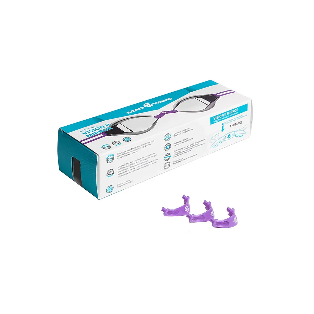 Madwave Vision Ii Mirror Simglasögon unisex, Violet, One Size