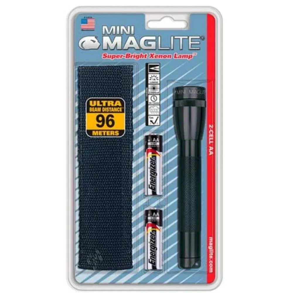 Mag-lite M2a01c Minimag Aa Ficklampa, Black, One Size
