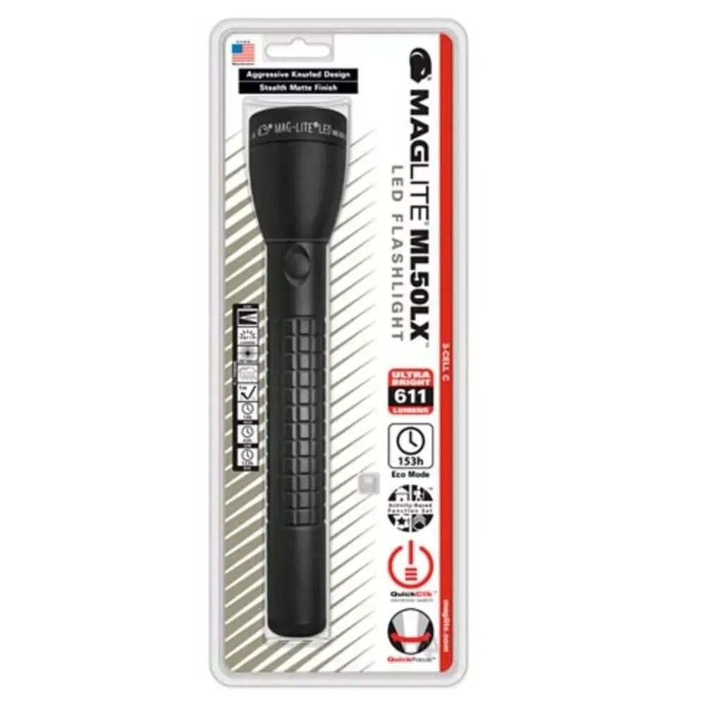 Mag-lite Ml50lxs3cc6 Led-ficklampa, Black, One Size