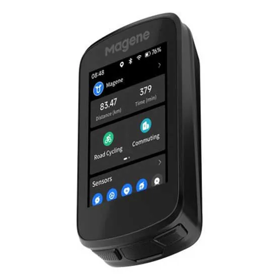 Magene Gps C606 Cykeldator, Black, One Size