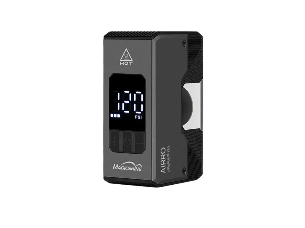 MagicShine AIRRO Mini elektrisk cykelpump, Black, 120psi MagicShine AIRRO Mini elektrisk cykelpump, Black, 120psi