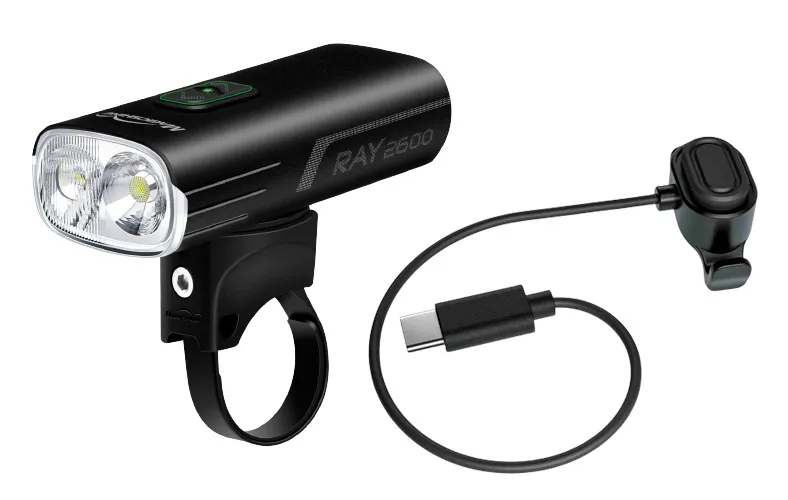 MagicShine Ray 2600 lumen framlampa med fjärrkontroll MagicShine Ray 2600 lumen framlampa med fjärrkontroll