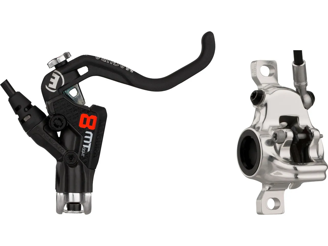 Magura MT8 Pro Carbotecture Scheibenbremse, Grå/Svart Magura MT8 Pro Carbotecture Scheibenbremse, Grå/Svart