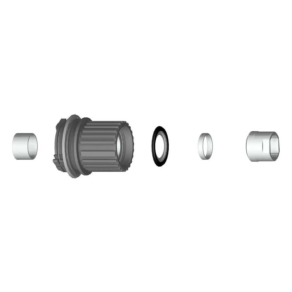 Mahle X20 Shimano Micro Spline Aluminum Freehub-kropp, Black / Silver, One Size Mahle X20 Shimano Micro Spline Aluminum Freehub-kropp, Black / Silver, One Size