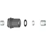 Mahle X20 Shimano Micro Spline Steel Freehub-kropp, Black / Silver, One Size