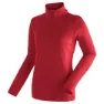 Maier Sports Eva Fleece Med Halv Dragkedja, Salsa, Regular