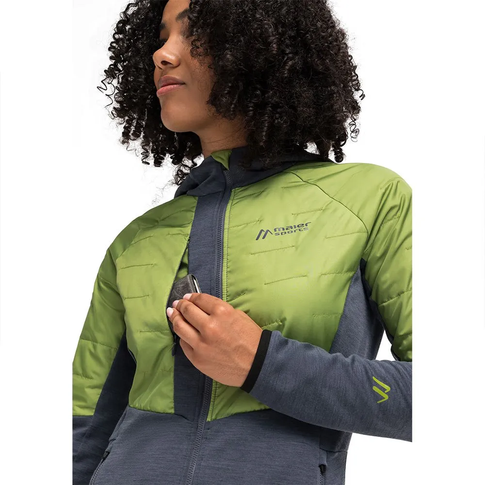 Maier Sports Lanus W Jacka, Ombre bl / fresh fe