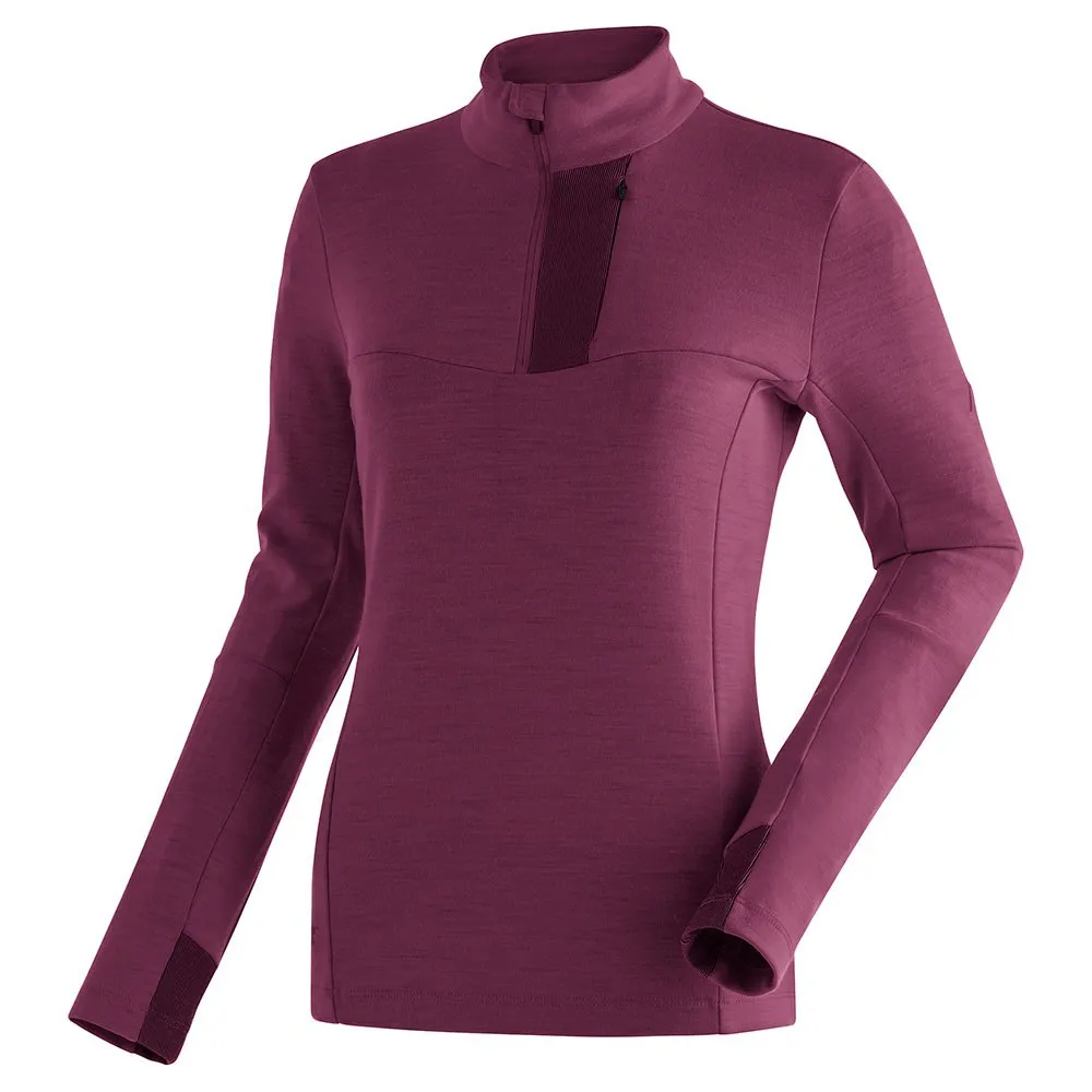 Maier Sports Midlayer Skutvik Hz W Fleece Med Halv Dragkedja