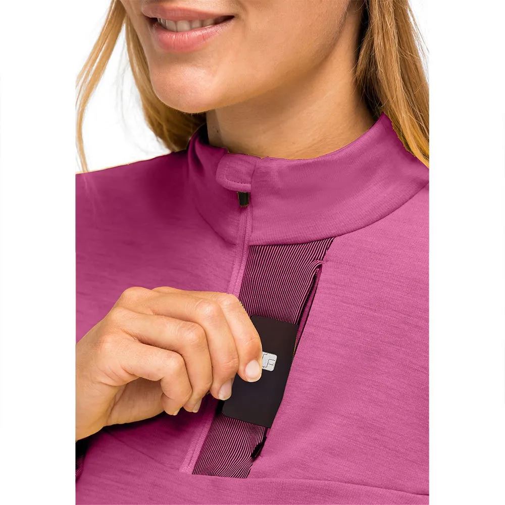 Maier Sports Midlayer Skutvik Hz W Fleece Med Halv Dragkedja