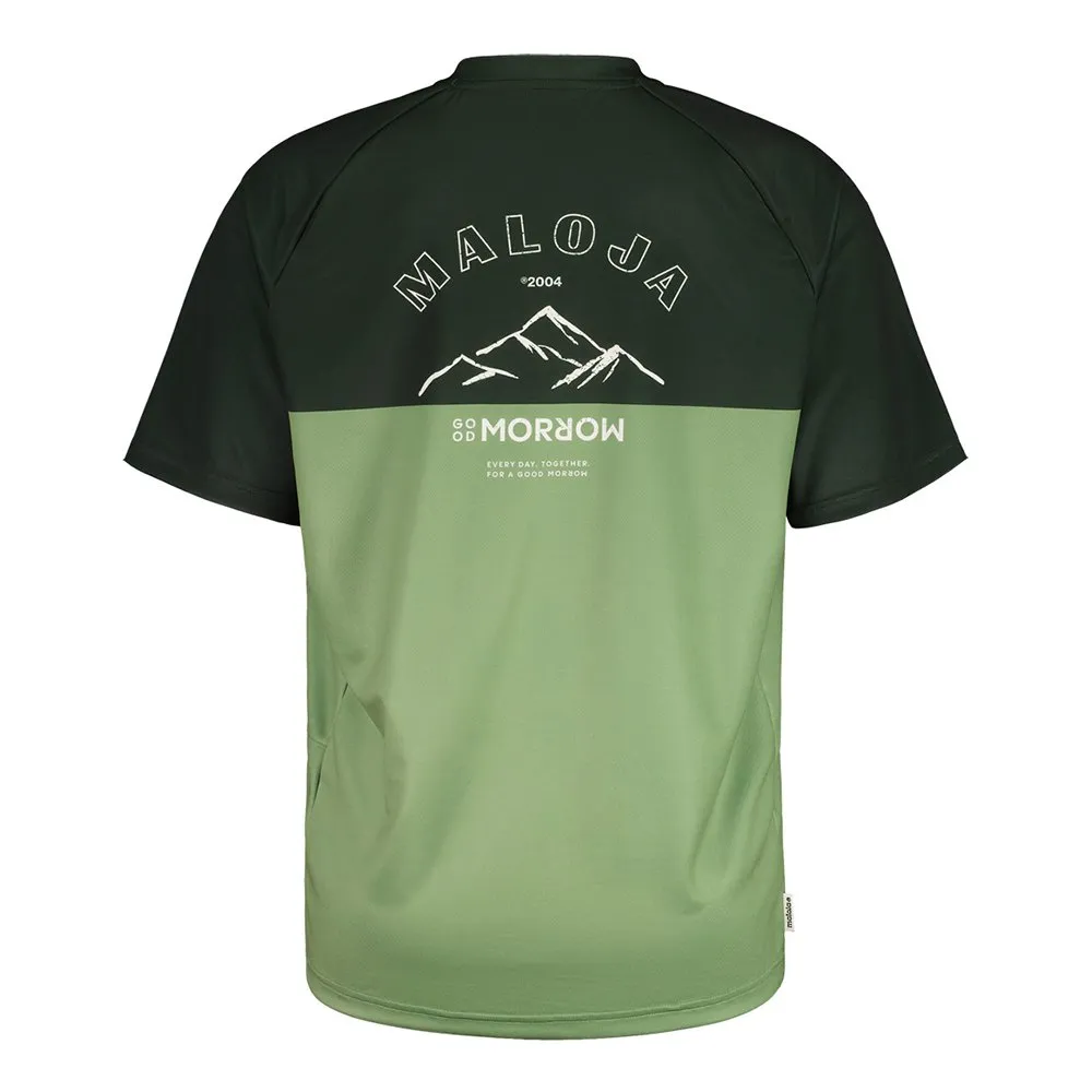 Maloja Barettim. All Mountain Korta ärmar Cykeltröja, Pastel clover multi, M