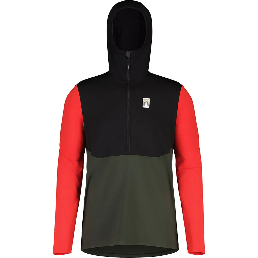 Maloja Kalternm Fleece Med Halv Dragkedja, Deep forest multi