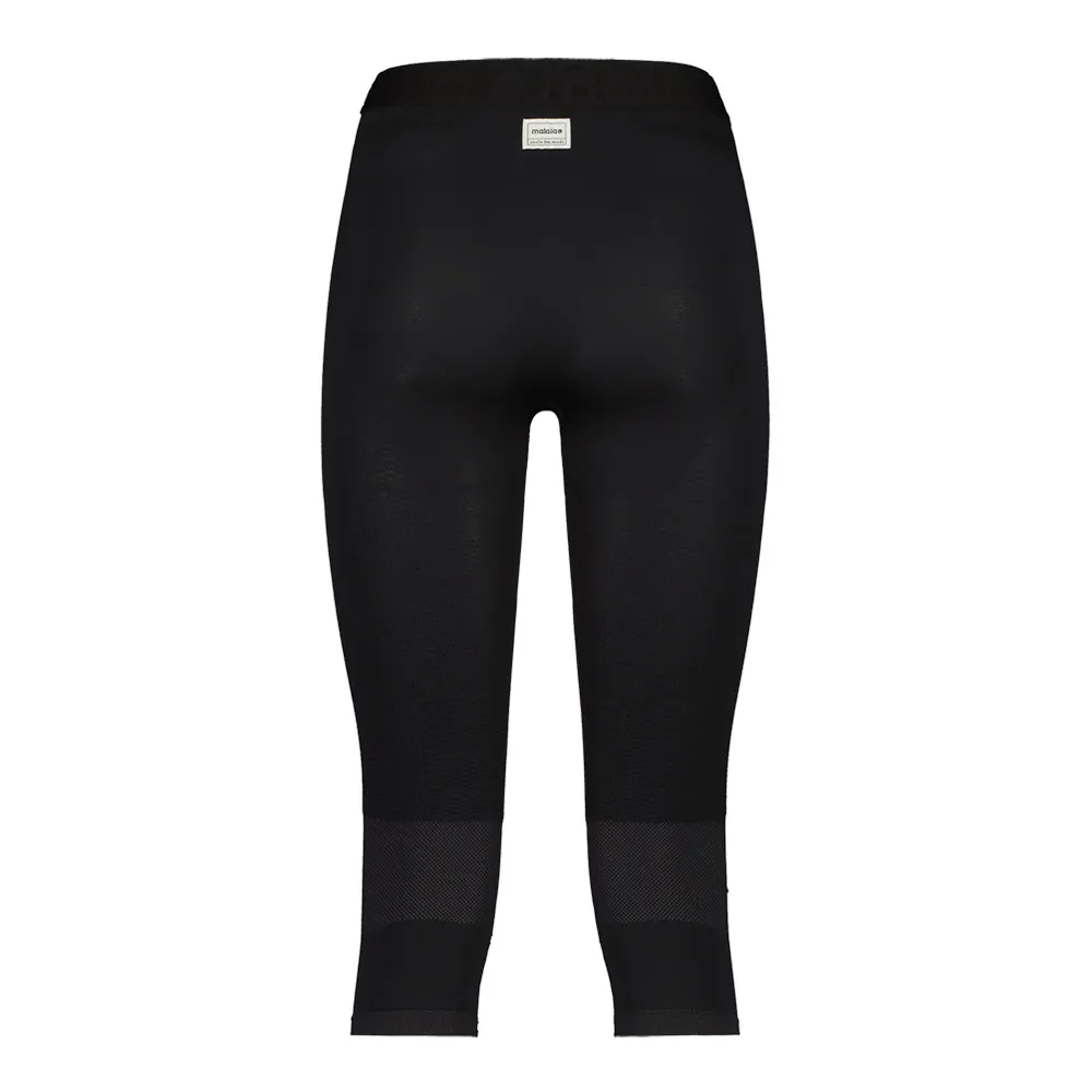 Maloja Tampam Nos 3/4 Baslagerbyxor, Deep black