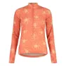 Maloja Traunseem Halv Dragkedja Långärmad T-shirt, Cranberry ropeflower