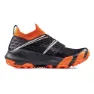 Black / dark tangerine