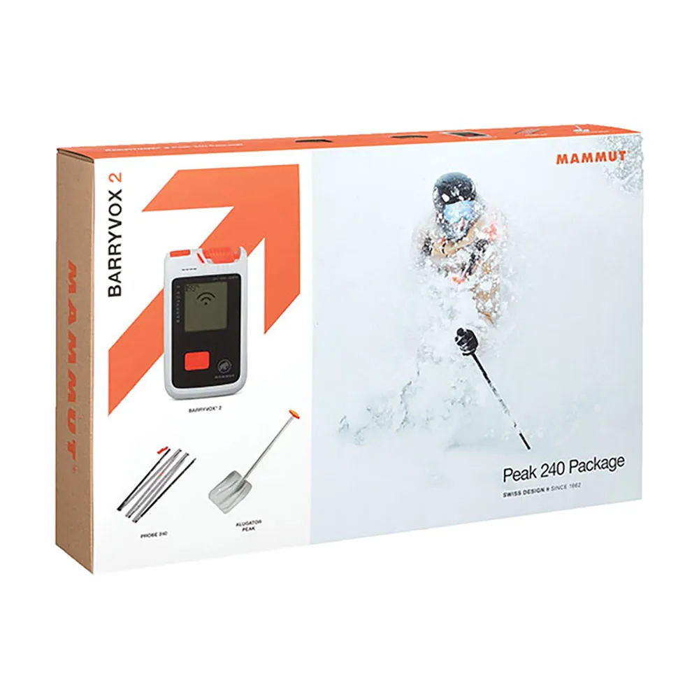 Mammut Barryvox 2 Peak 240 Lavinutrustning, White, One Size