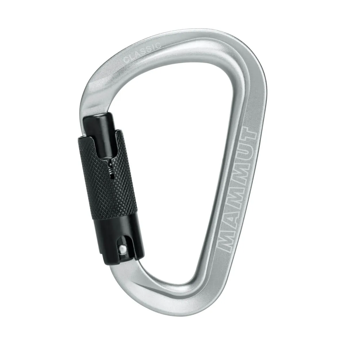 Mammut Classic Hms Twistlock Plus Carabiner, Twist Lock Plus, light grey, One Size
