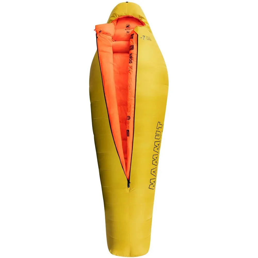 Mammut Comfort Down -7ºc Sovsäck, Dandelion, Central Zipper